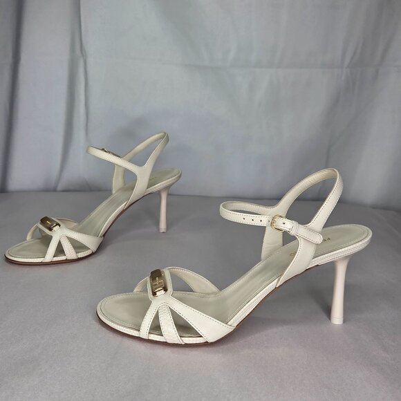 Salvatore Ferragamo Women's Dasy High Heel Sandals Beige